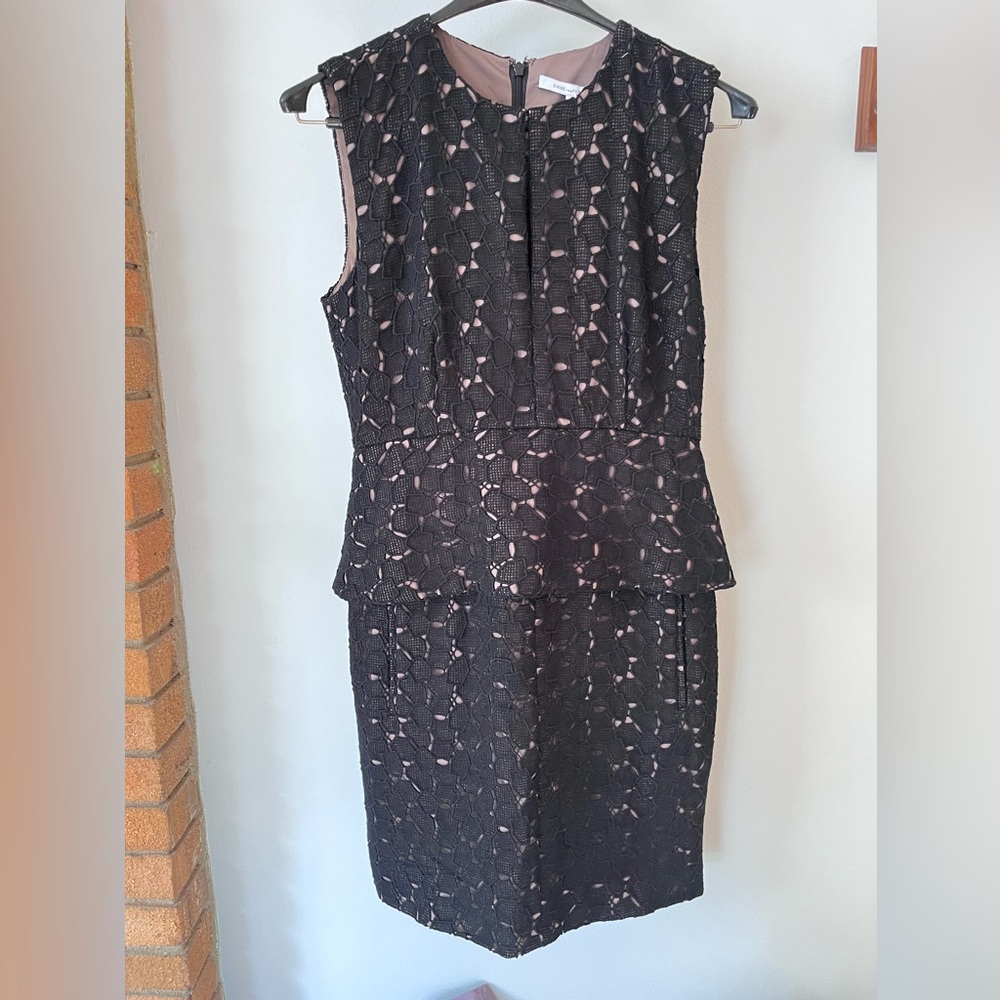 Diane Von Furstenberg Black Lace Dress